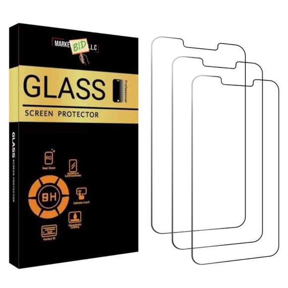 (3 PACK) 9H Screen Protectors Marketbid - Picture 1 of 5